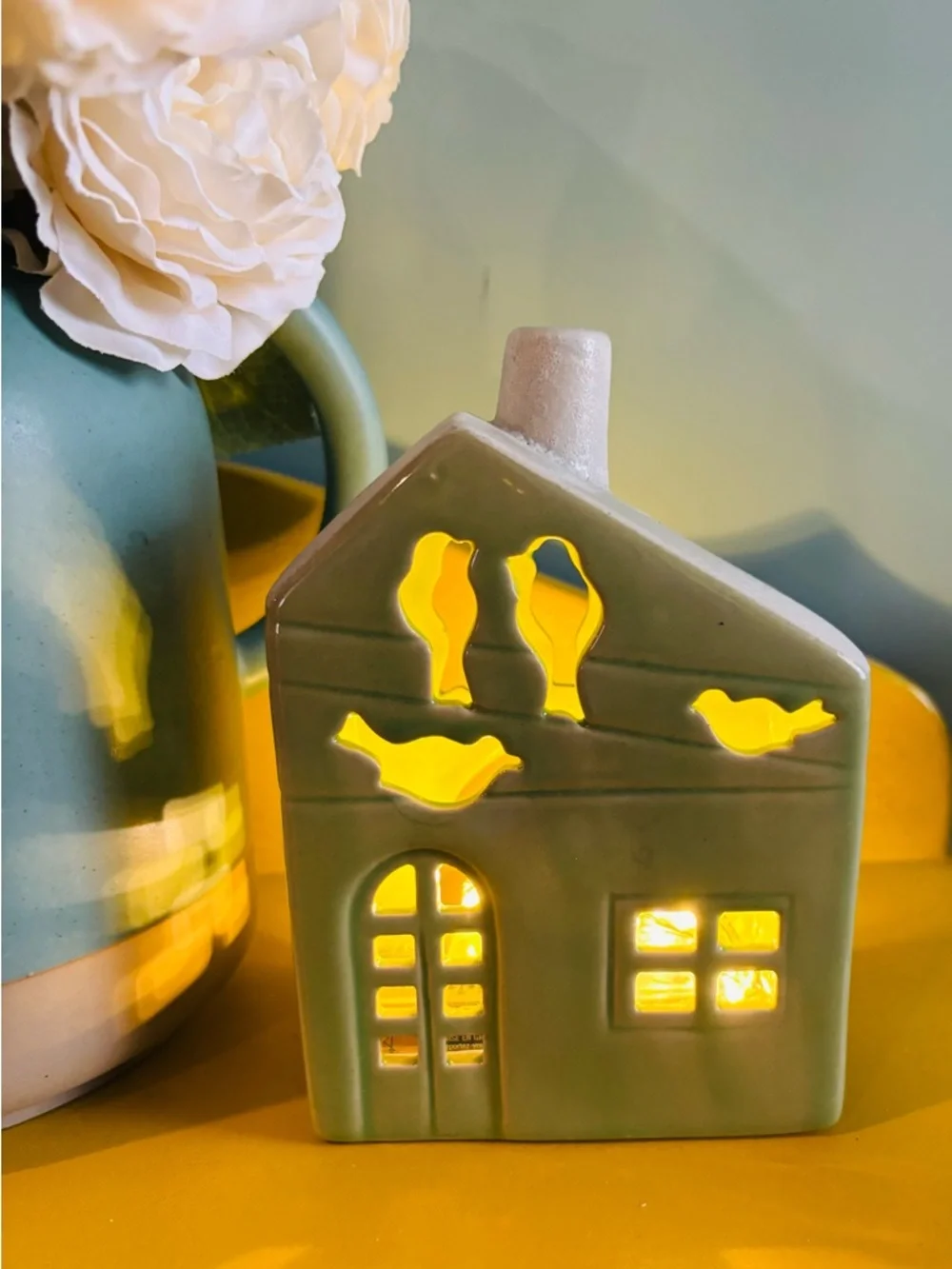 Ceramic Tea Light Candle Holder - Picture 8 of 8